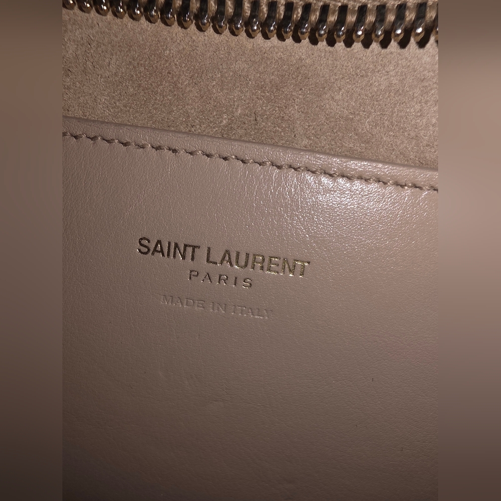 Pre-loved authentic YSL Cabas Baby Monogram Saint Laurent Beige Bag - Picture 11 of 17